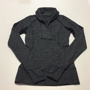 lululemon athletica Dark Gray Long Sleeve Thick Top